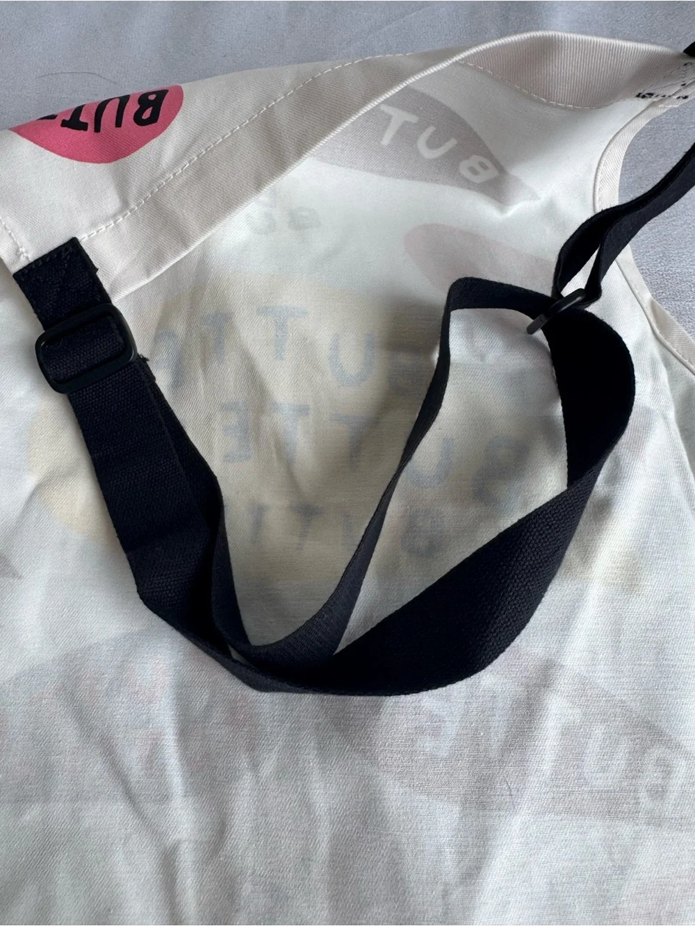 Blue Q Butter Butter Butter apron playful colorful butter heavy cotton twill